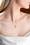 Heliophilia Silver Collar de Plata y Oro Rosa con Circón